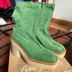 Free People Gigi Suede Ankle Boot 40 NEW WITH BOX